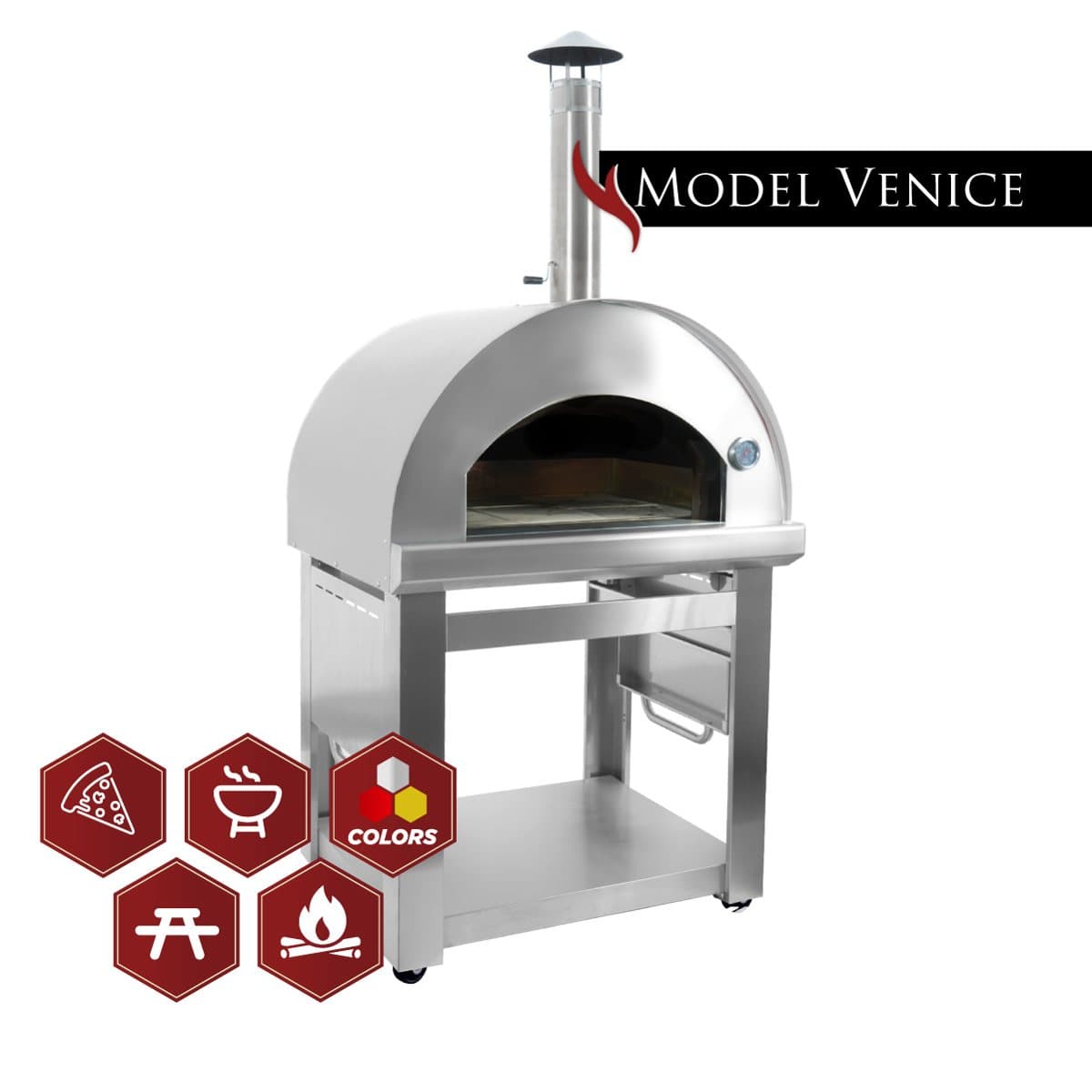 Kucht Horno de Pizza para Exterior Venice serie Venice